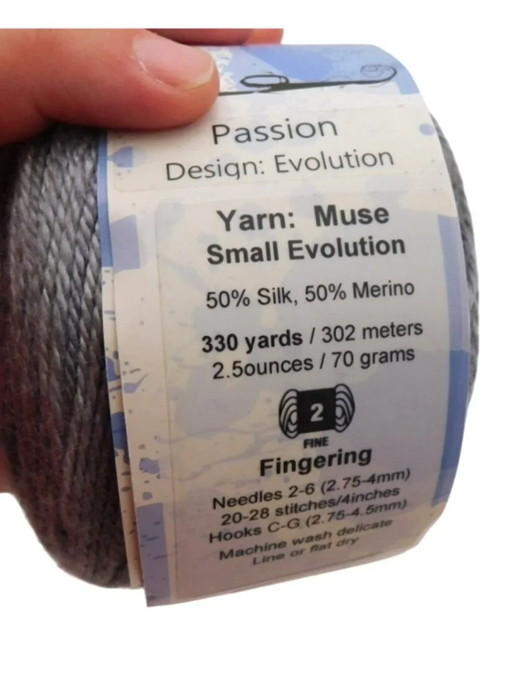 Twisted Fiber Art Muse Yarn 2 Skeins 50% Silk Merino Wool Passion Warlock